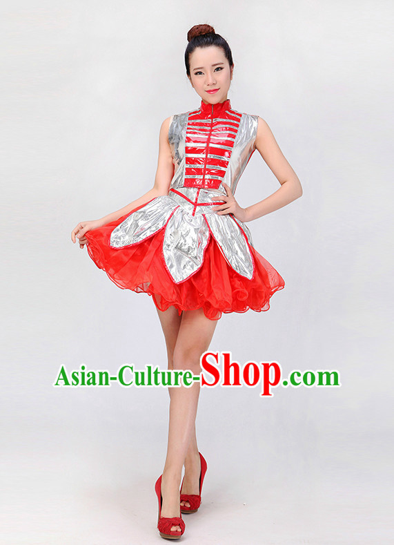Chinese Modern Dance Costumes Girls Dancewear Dance Costume for Competition
