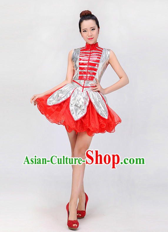 Chinese Modern Dance Costumes Girls Dancewear Dance Costume for Competition