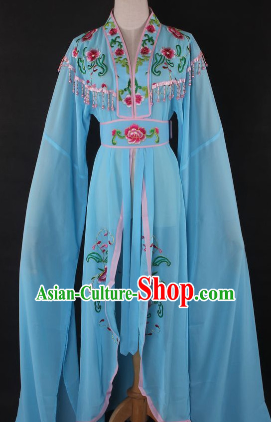 Chinese Culture Chinese Opera Costumes Chinese Cantonese Opera Beijing Opera Costumes Hua Tan Long Sleeve Costumes for Women