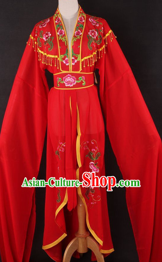 Chinese Culture Chinese Opera Costumes Chinese Cantonese Opera Beijing Opera Costumes Hua Tan Long Sleeves Costumes for Women