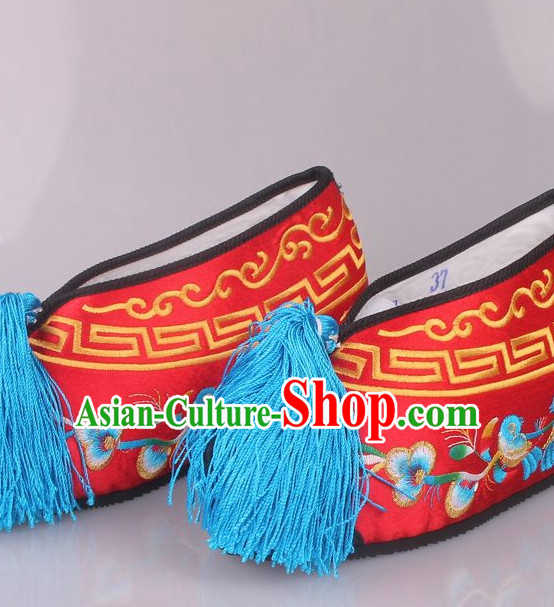 Chinese Beijing Opera Hua Dan Hua Tan Shoes for Women