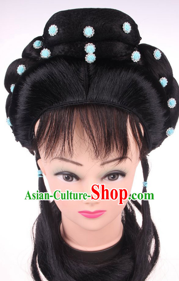 Professional Chinese Opera Headwear Wigs