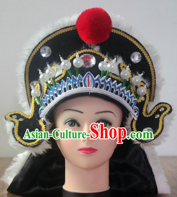 Professional Chinese Opera Headwear General Hat