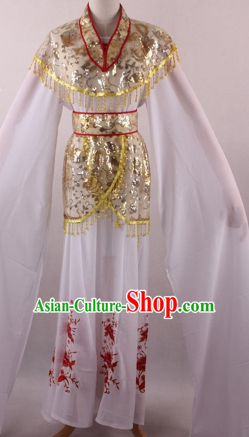 Chinese Culture Chinese Opera Costumes Chinese Cantonese Opera Beijing Opera Costumes Female Water Sleeves Costumes