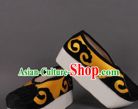 Chinese Beijing Opera Young Scholar Shoes for Men