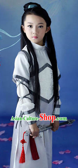 Chinese Swordsman Hanfu for Kids