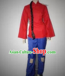 Chinese Poor Girl Costumes Complete Set for Women