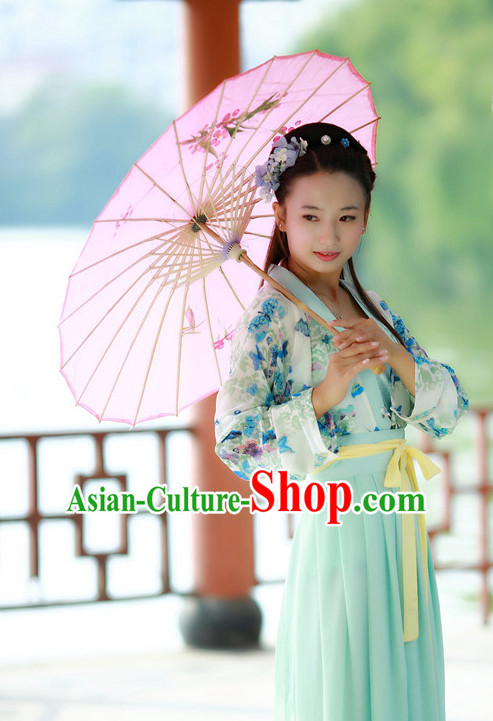 Chinese Traditional Plus Size Dresses Summer Dresses and Headpieces Complete Set for Women