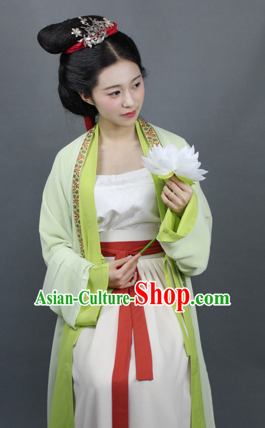 Chinese Hanfu Suit Summer Dresses for Women