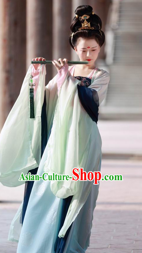 Chinese Tang Summer Dress for Ladies