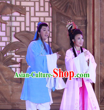 Chinese Tian XIan Pei Beijing Opera Dong Yong and Seventh Fairy Costumes