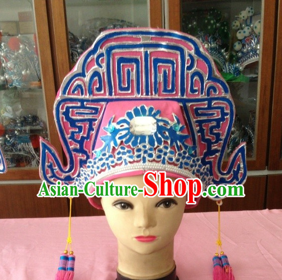 Chinese Handmade Beijing Opera Xiao Sheng Hat