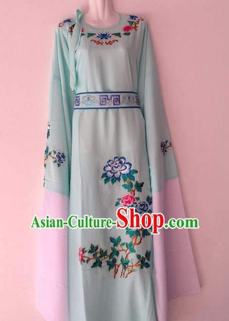 Chinese Beijing Opera Xiao Sheng Character Costumes Long Robe