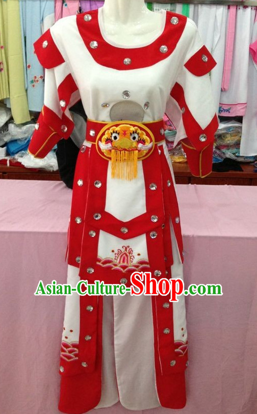 Long Sleeve Beijing Opera Female Warrior Costumes