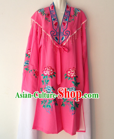 Long Sleeve Beijing Opera Female Long Gown