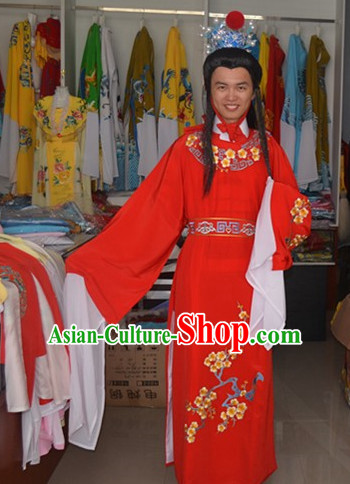 Asian Fashion Chinese Jia Baoyu Costume and Coronet Complete Set