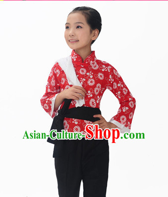 Asian Fashion Chinese Old Society Village Poor Kids Costumes