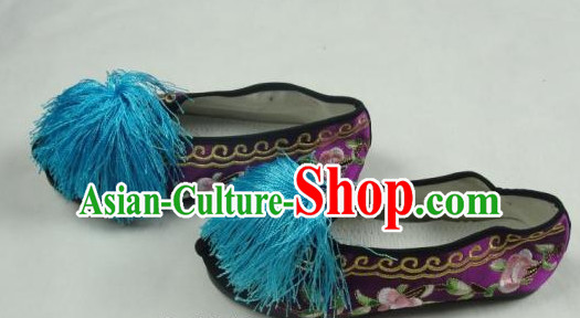 Chinese Beijing Opera Embroidered Shoes for Artists