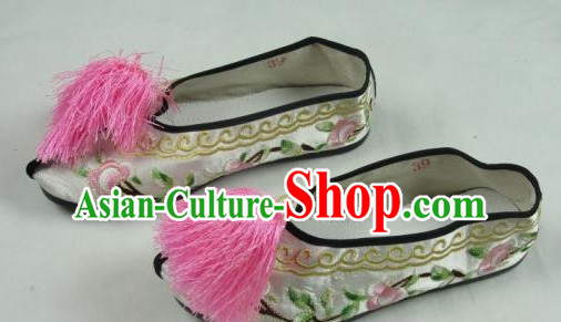 Chinese Peking Opera Embroidered Shoes for Artists