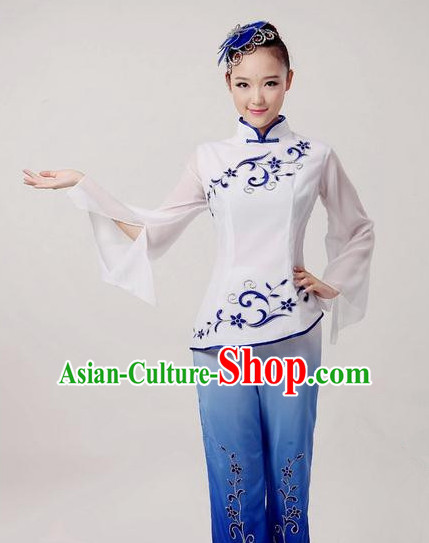 Chinese Han Minority Folk Dance Costumes Dancewear