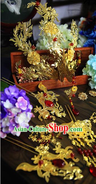 Chinese Traditional Princess Hair Accessories Phoenix Set