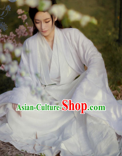 Chinese Style White Male Hanfu