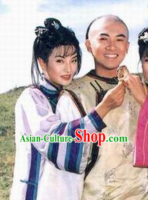 Traditional Chinese Zhao Wei Xiao Yanzi Little Swallow Costumes Princess Returning Pearl