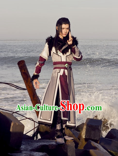 Asia Fashion Top Chinese Superhero Cosplay Halloween Costumes Complete Set for Men