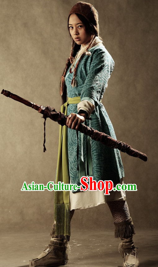 Chinese Ancient Swordswomen Costumes Complete Set