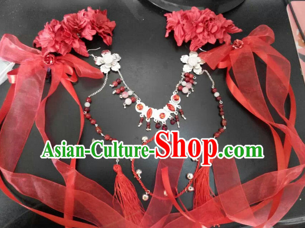 Chinese Traditional Handmade Flower Hair Accessories