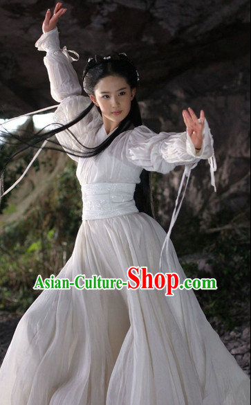 Traditional Chinese Xiao Long Nv Young Dragon Lady Hanfu Costumes