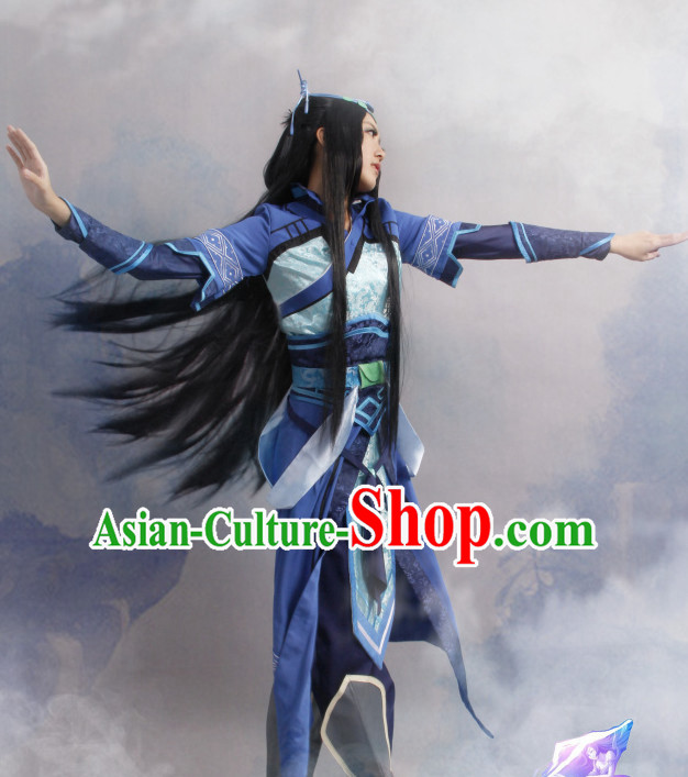 Asia Fashion Wu Xia Swordwomen Chinese Female Cosplay Costumes Halloween Costumes