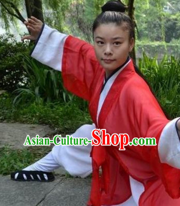 Chinese Folk Wudang Mountain Taoist Uniform for Women