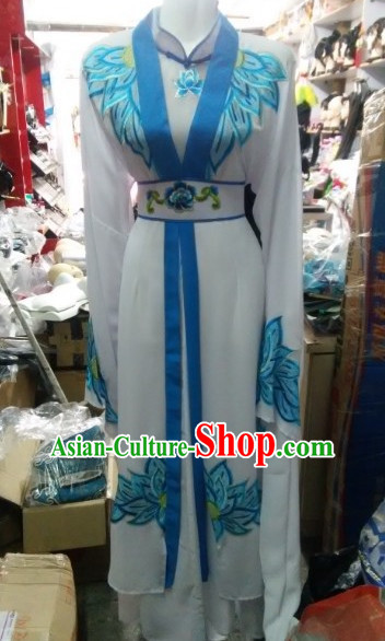 Asian Chinese Traditional Dress Theatrical Costumes Ancient Chinese Clothing China Nun Costumes for Women