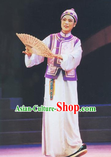 Asian Chinese Traditional Dress Theatrical Costumes Ancient Chinese Clothing Landlord Costumes and Hat