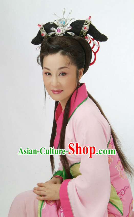 Traditional Chinese Peking Opera Theatrical Costumes Hair Accessories