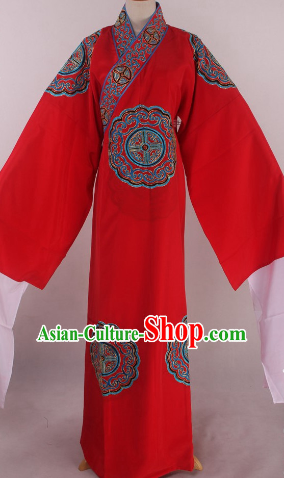 Chinese Traditional Oriental Clothing Theatrical Costumes Opera Costume Long Robe for Men