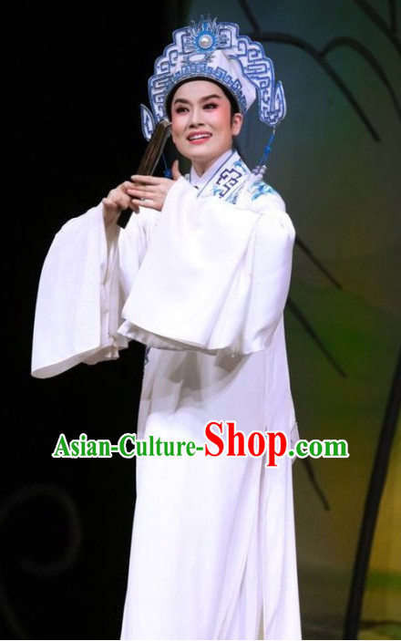 Asian Chinese Traditional Dress Theatrical Costumes Ancient Chinese Clothing Husband Costumes and Hat