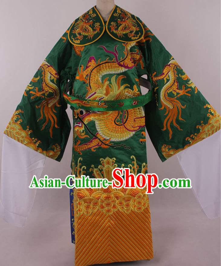 Chinese Traditional Dresses Theatrical Costumes Ancient Chinese Hanfu Dragon Embroidered Costumes