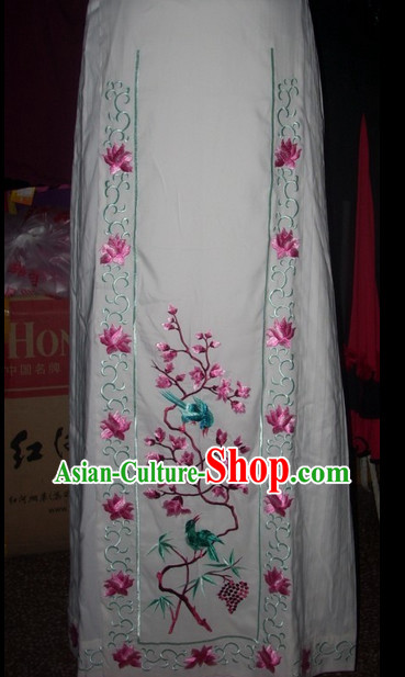 Handmade Ancient Chinese Beijing Opera Hua Tan Hua Dan Skirt