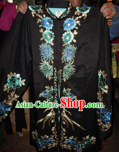 Traditional Ancient Chinese Beijing Opera Black Dresses