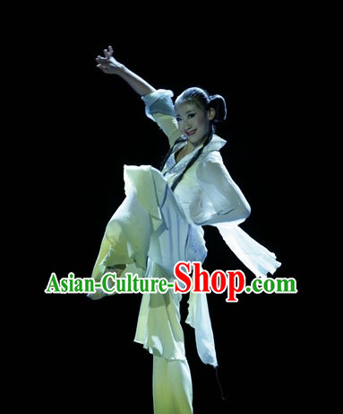 Asia Fashion Beautiful Chinese Umbrella Dance Costumes for Women