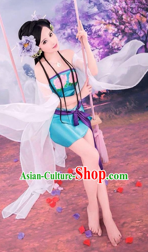 Chinese Traditional Fairy Costumes Oriental Clothing for Women