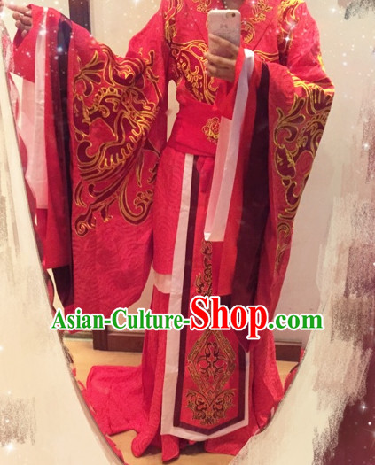 Chinese Traditional Wedding Dress Complete Set for Brides