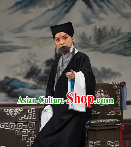 Chinese Peking Opera Costumes Old Men Lao Sheng Costume