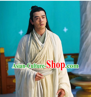 Chinese Hanfu Asian Fashion Japanese Fashion Plus Size Dresses Vntage Dresses Traditional Clothing Asian Costumes Hua Qian Hanfu Costume for Men