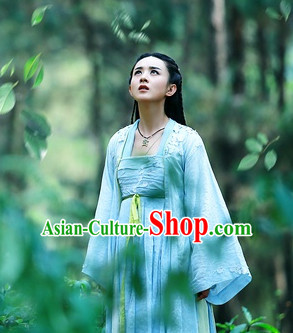 Chinese Hanfu Asian Fashion Japanese Fashion Plus Size Dresses Vntage Dresses Traditional Clothing Asian Costumes Hua Qian Gu Costume for Girls