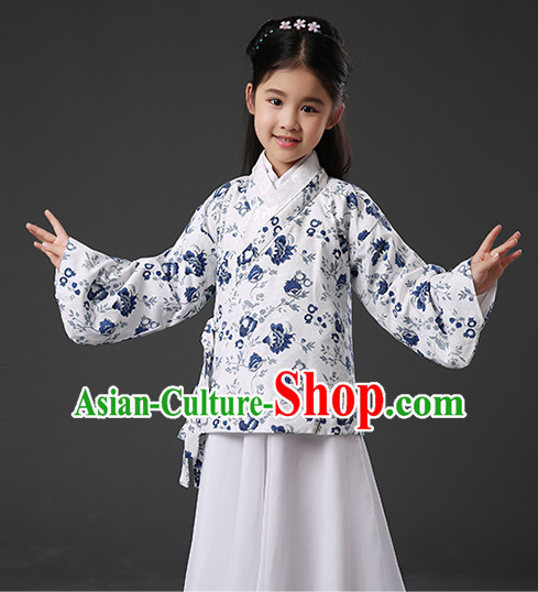 Chinese Hanfu Asian Fashion Japanese Fashion Plus Size Dresses Traditional Clothing Asian Ming Dynasty Hanfu Clothes for Kids