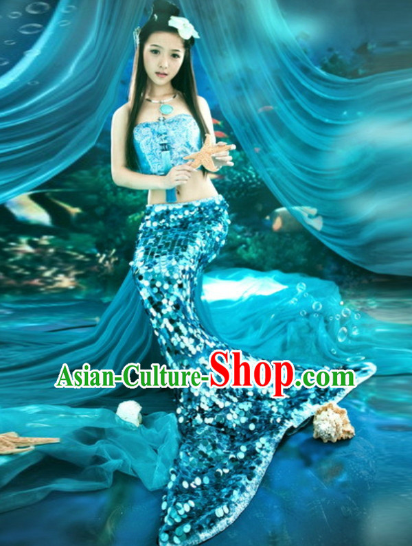 Custom Made Stage Performance Mermaid Costumes