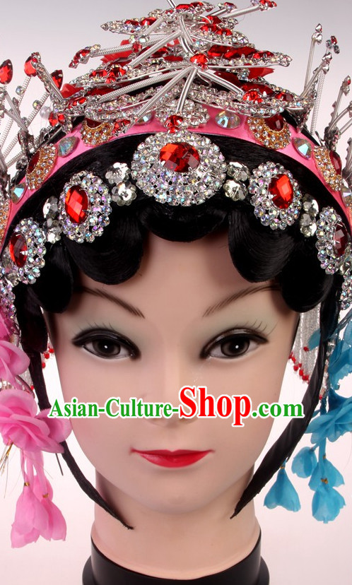 Chinese Traditional Handmade Beijing Opera Hua Tan Hair Accessories